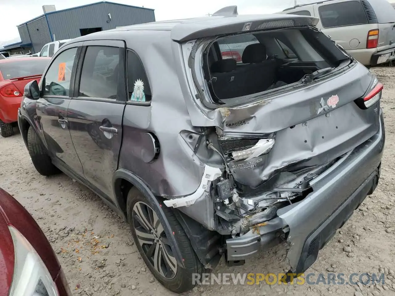 2 Фотография поврежденного автомобиля JA4AR3AU6LU022024 MITSUBISHI OUTLANDER 2020
