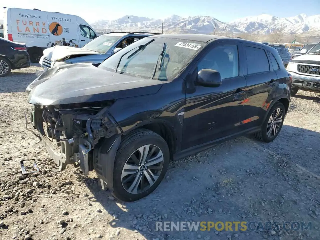 1 Photograph of a damaged car JA4AR3AU7LU024896 MITSUBISHI OUTLANDER 2020