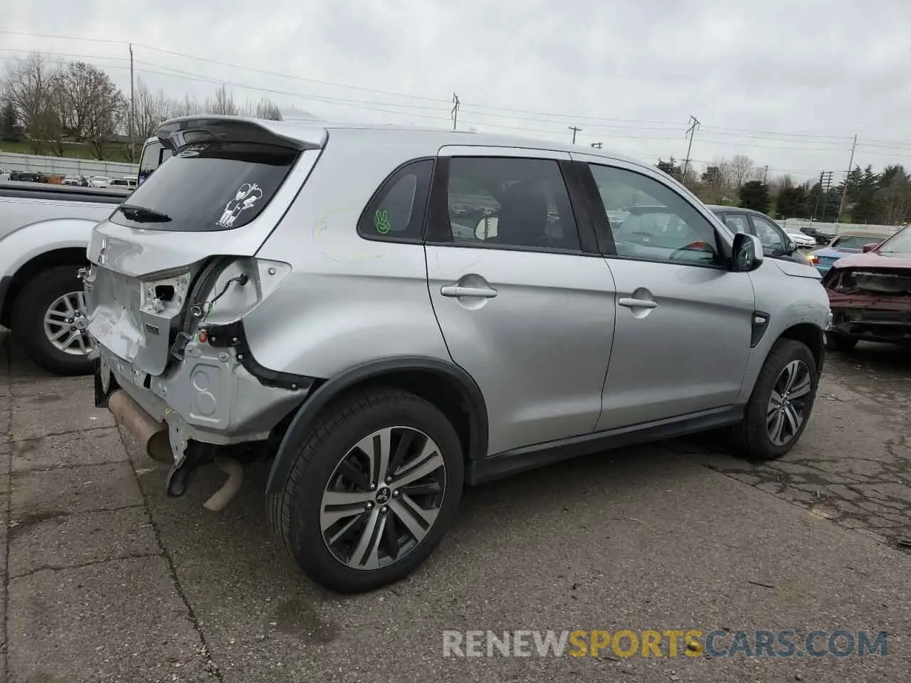 3 Фотография поврежденного автомобиля JA4AR3AU8LU010425 MITSUBISHI OUTLANDER 2020