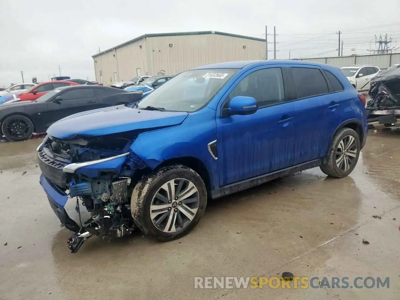 1 Photograph of a damaged car JA4AR3AU9LU023944 MITSUBISHI OUTLANDER 2020