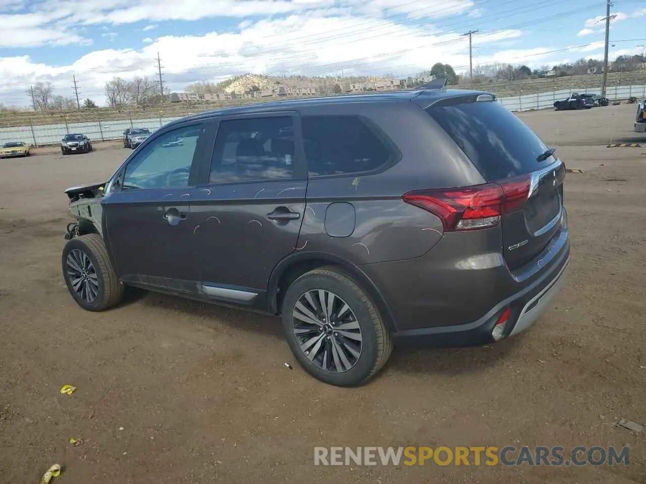 2 Photograph of a damaged car JA4AZ3A30LZ018318 MITSUBISHI OUTLANDER 2020