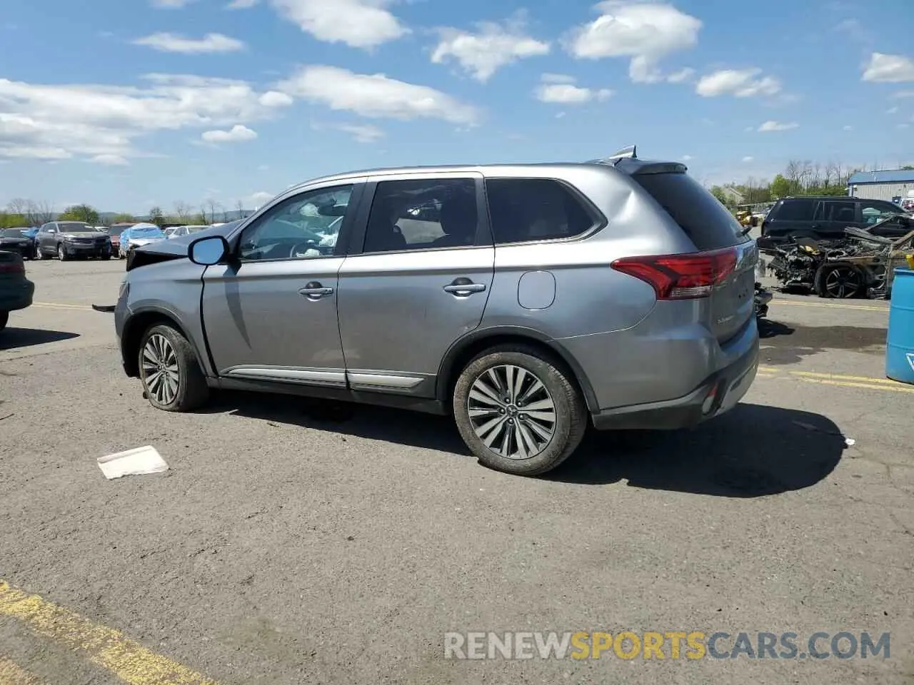 2 Photograph of a damaged car JA4AZ3A37LZ045354 MITSUBISHI OUTLANDER 2020