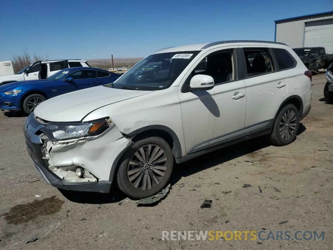 1 Photograph of a damaged car JA4AZ3A38LZ024870 MITSUBISHI OUTLANDER 2020