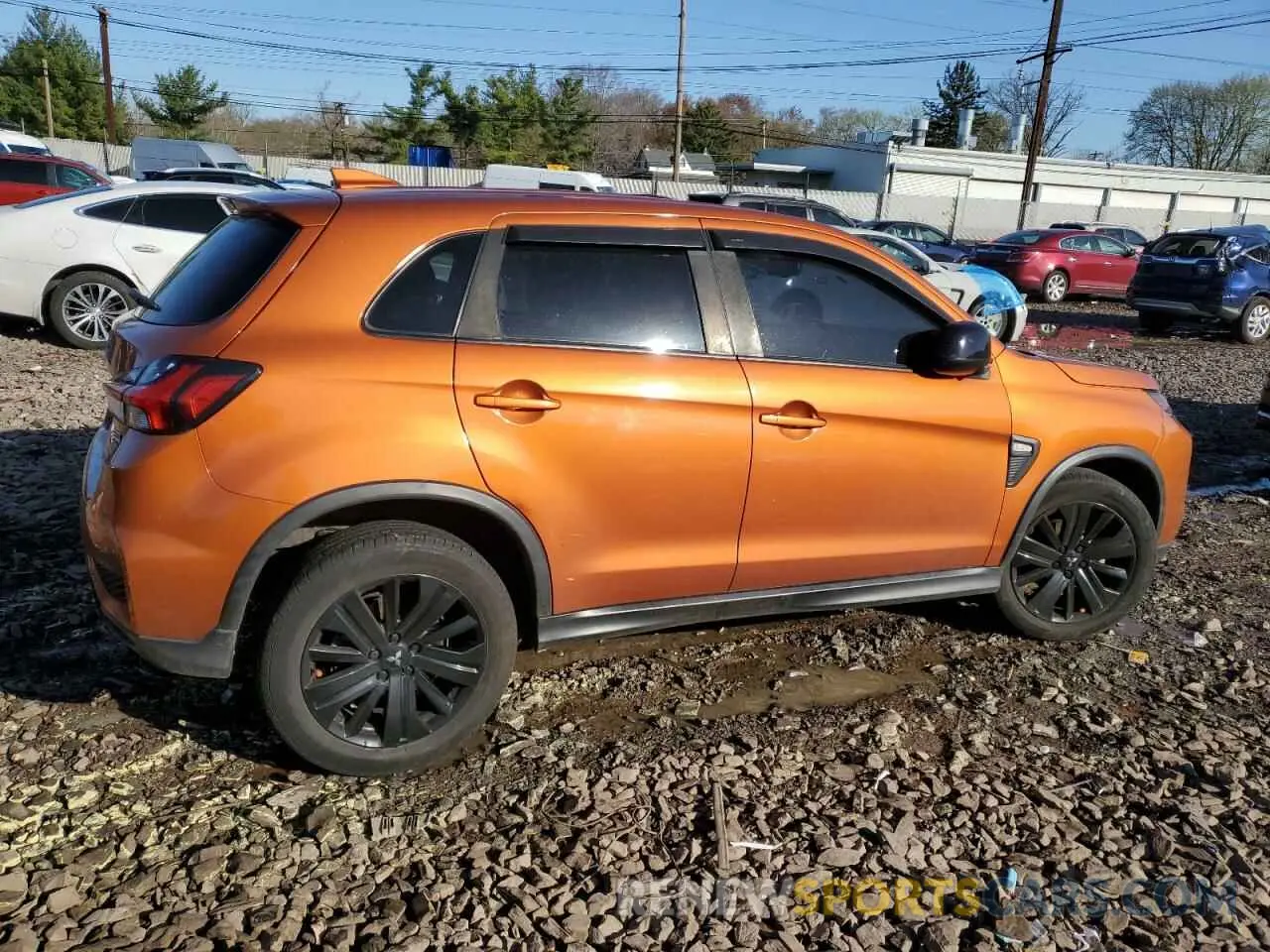 3 Фотография поврежденного автомобиля JA4APUAU0MU004180 MITSUBISHI OUTLANDER 2021