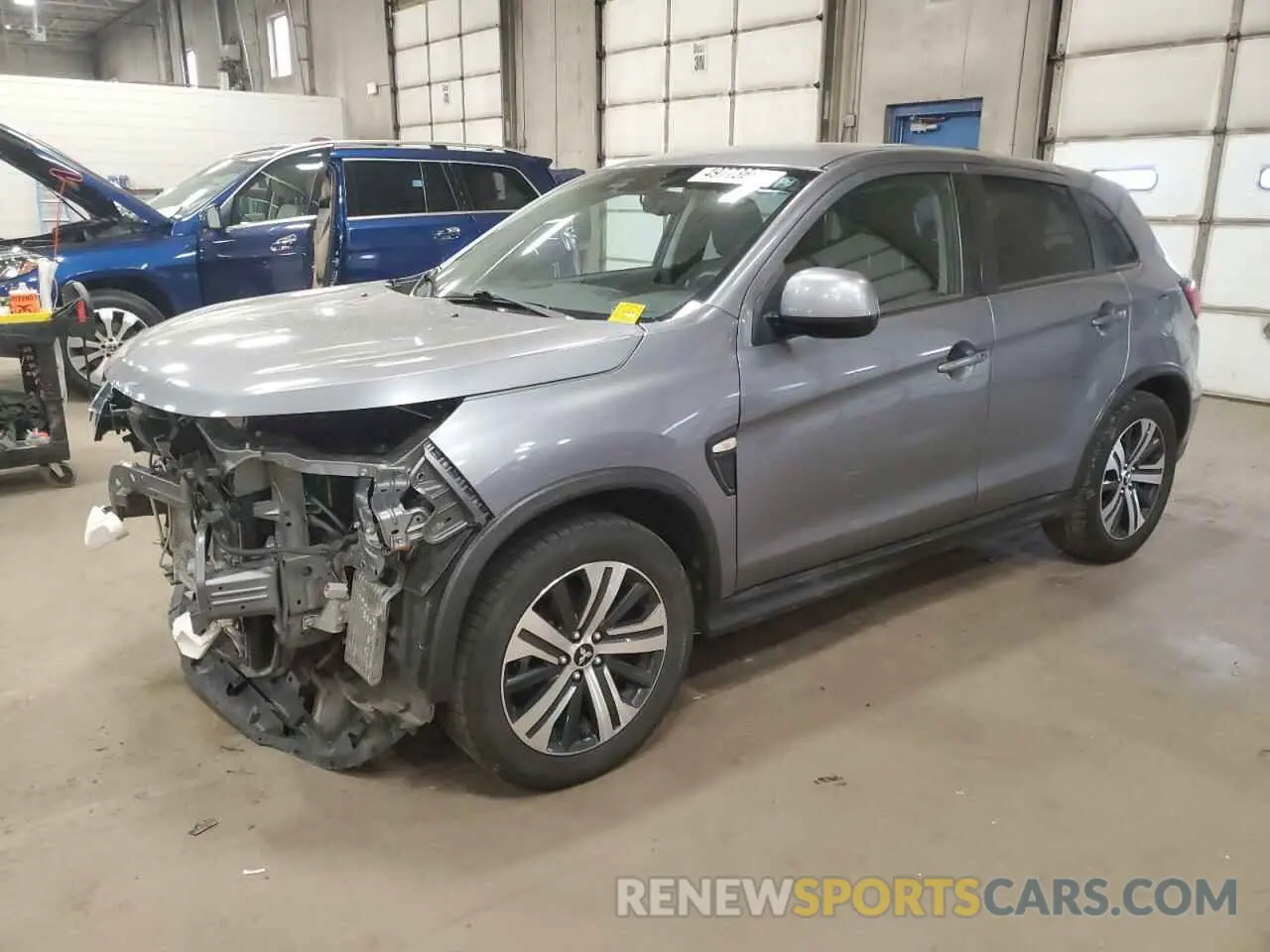 1 Фотография поврежденного автомобиля JA4APUAU2MU009347 MITSUBISHI OUTLANDER 2021
