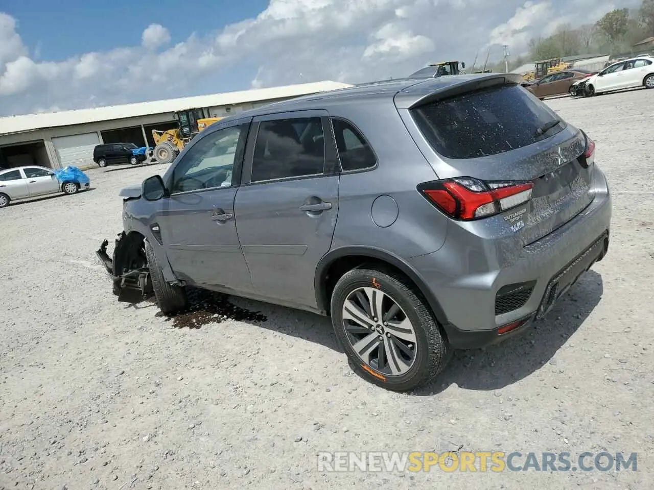 2 Photograph of a damaged car JA4APUAU4MU005834 MITSUBISHI OUTLANDER 2021