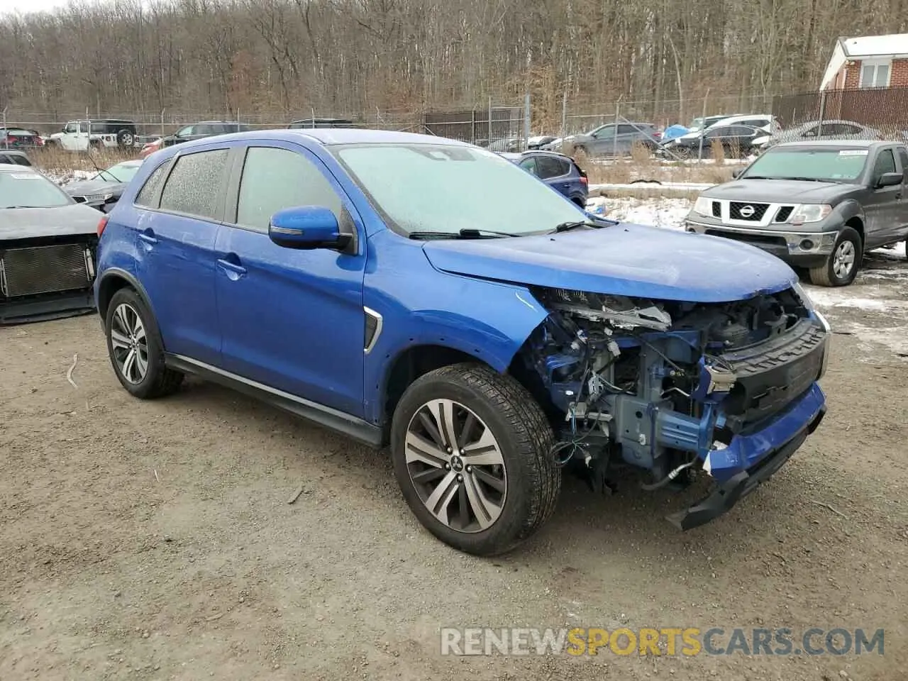 4 Фотография поврежденного автомобиля JA4APVAU8MU001419 MITSUBISHI OUTLANDER 2021