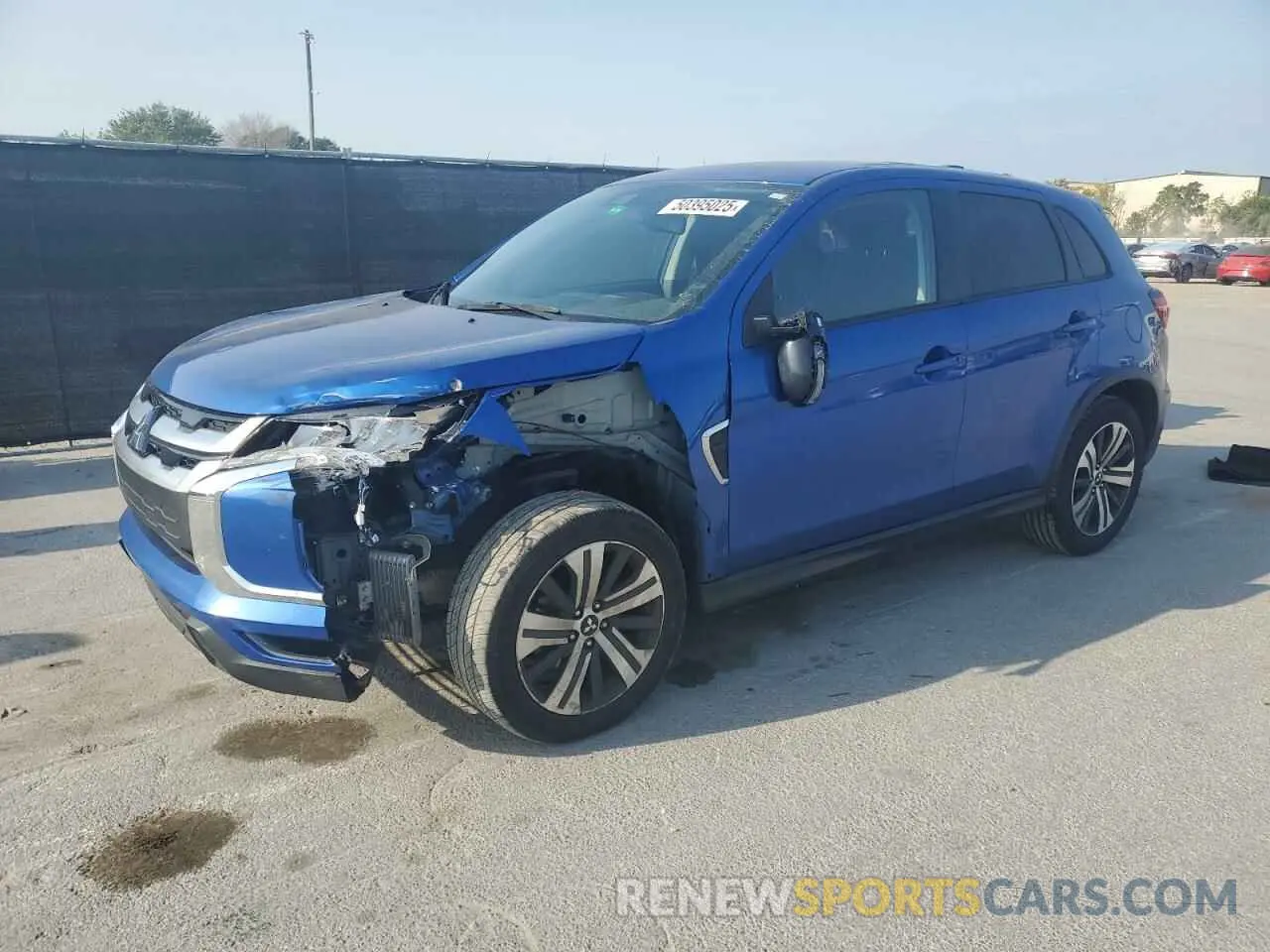 1 Photograph of a damaged car JA4APVAU8MU016261 MITSUBISHI OUTLANDER 2021