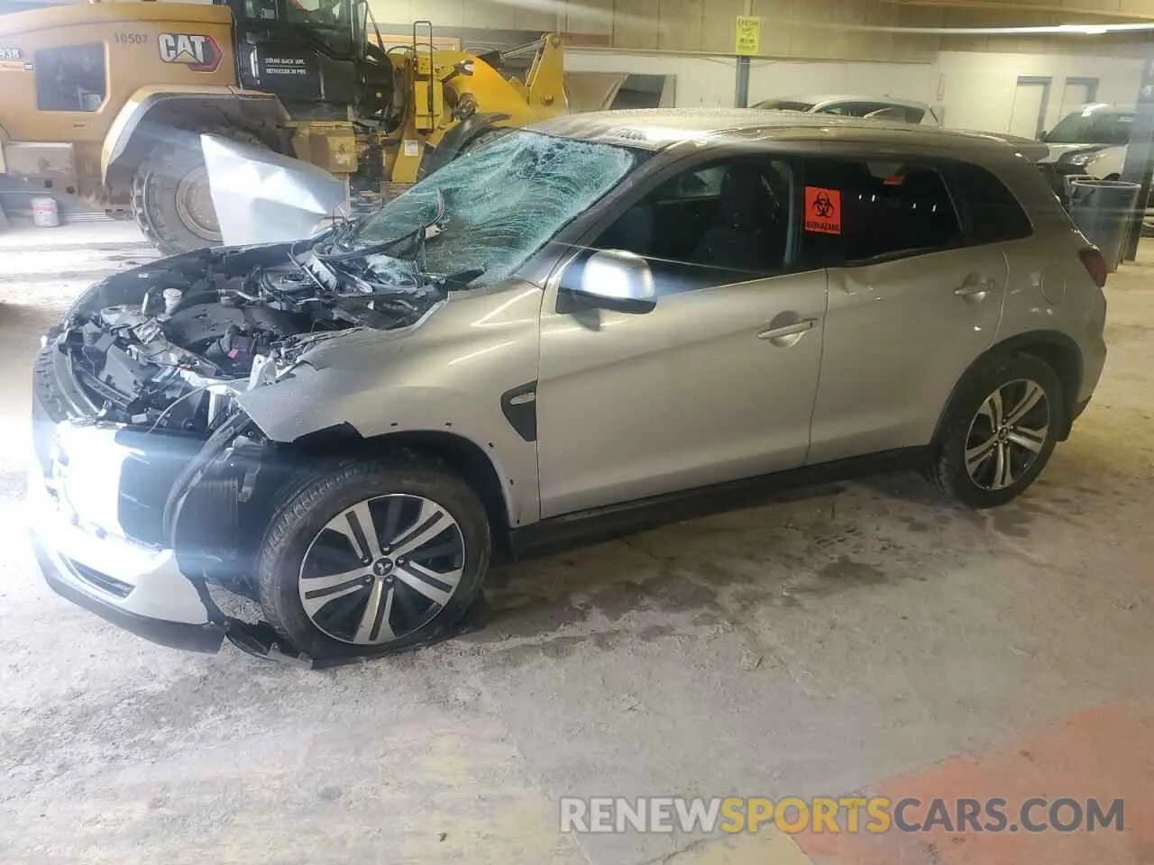 1 Photograph of a damaged car JA4ARUAU5MU034866 MITSUBISHI OUTLANDER 2021