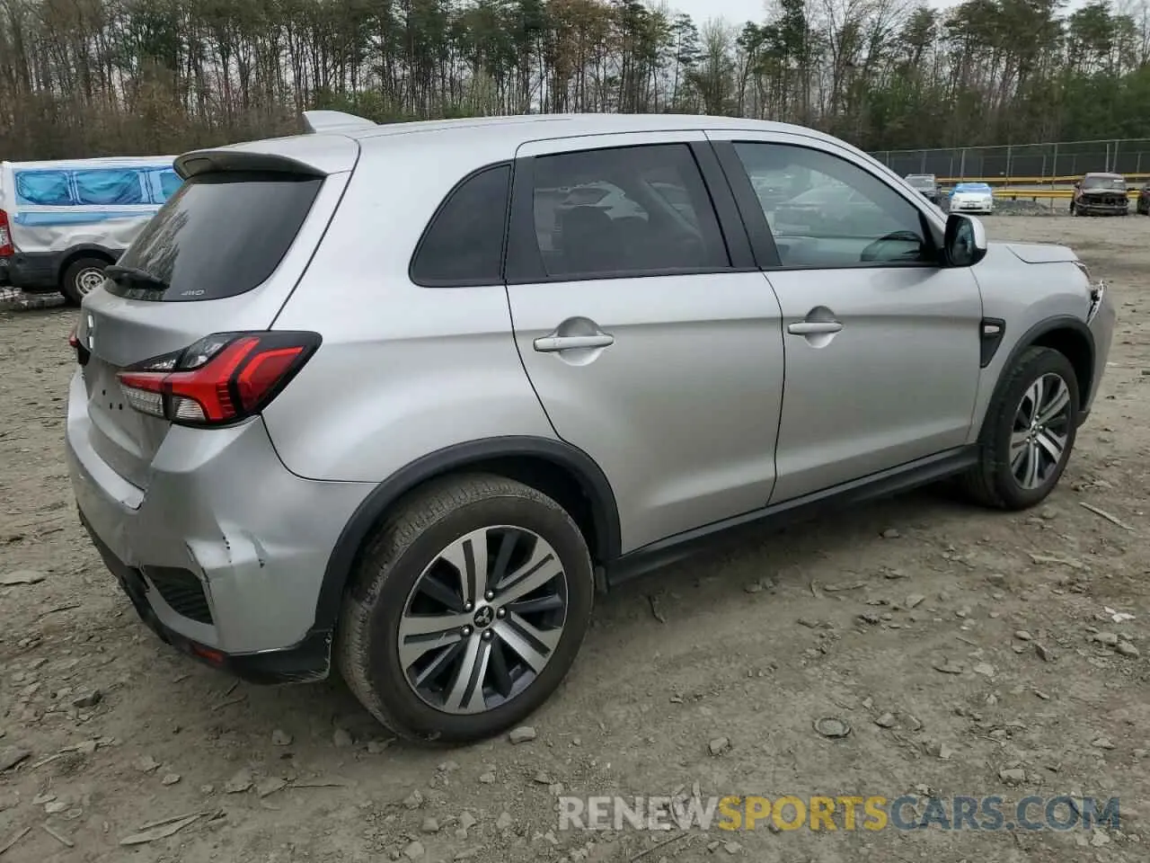 3 Фотография поврежденного автомобиля JA4ARUAU7MU034416 MITSUBISHI OUTLANDER 2021