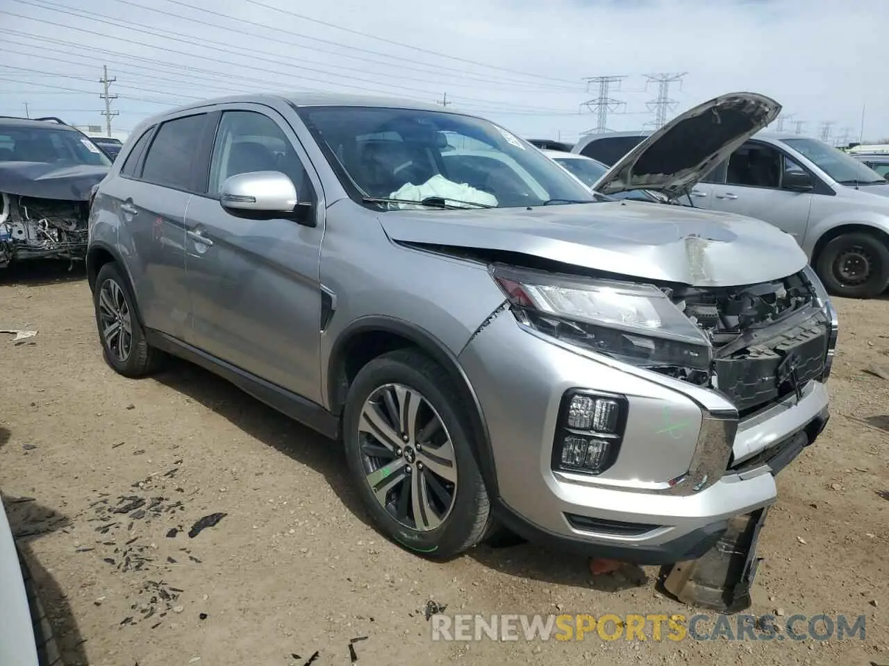 4 Фотография поврежденного автомобиля JA4ARUAUXMU017089 MITSUBISHI OUTLANDER 2021