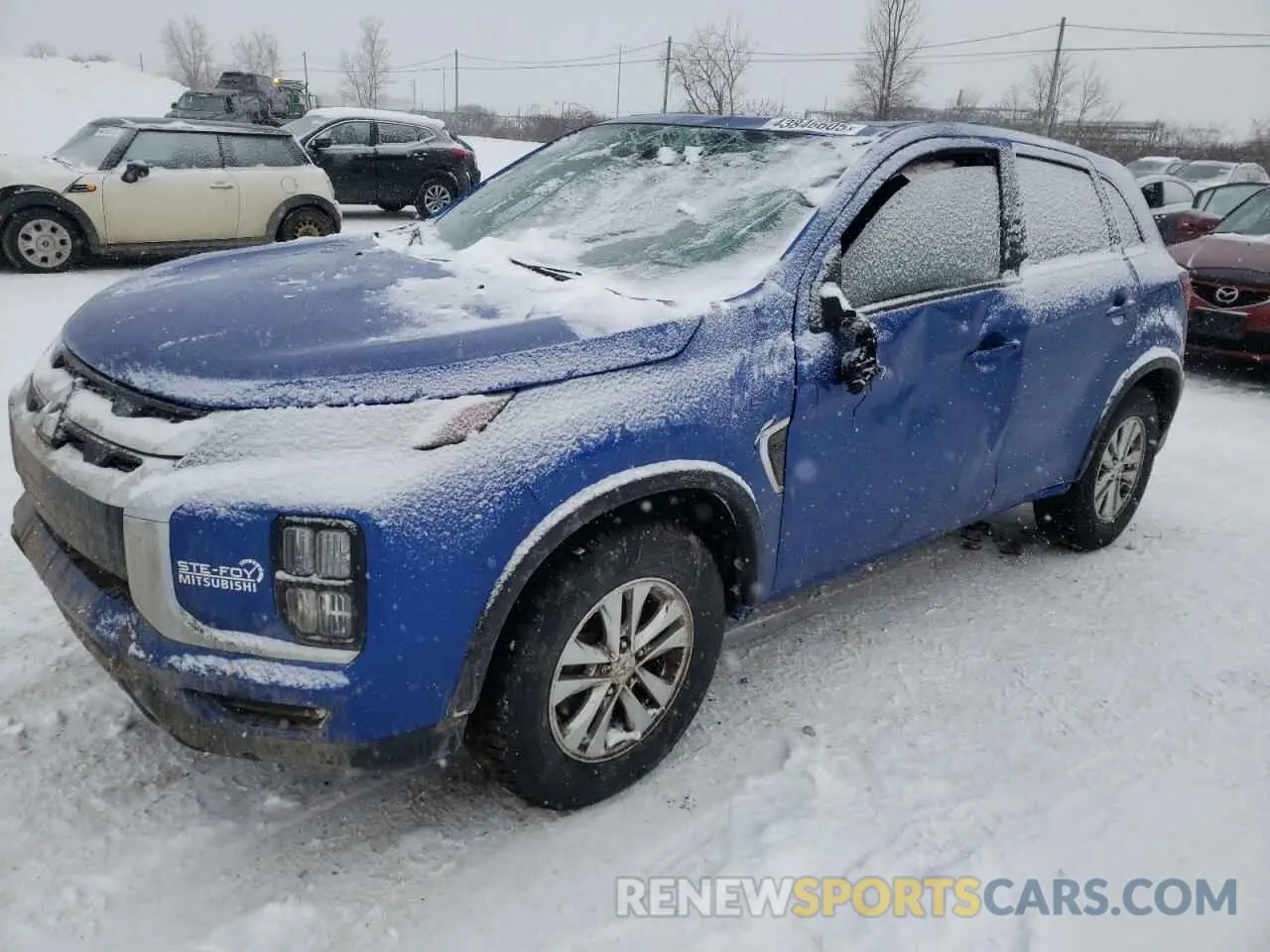 1 Photograph of a damaged car JA4AJVAW3NU604850 MITSUBISHI OUTLANDER 2022
