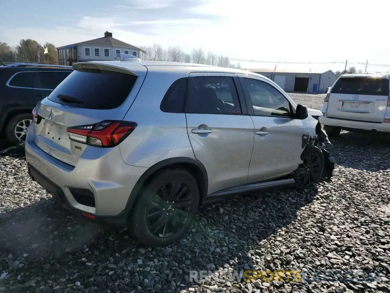 3 Фотография поврежденного автомобиля JA4APUAU3NU017426 MITSUBISHI OUTLANDER 2022