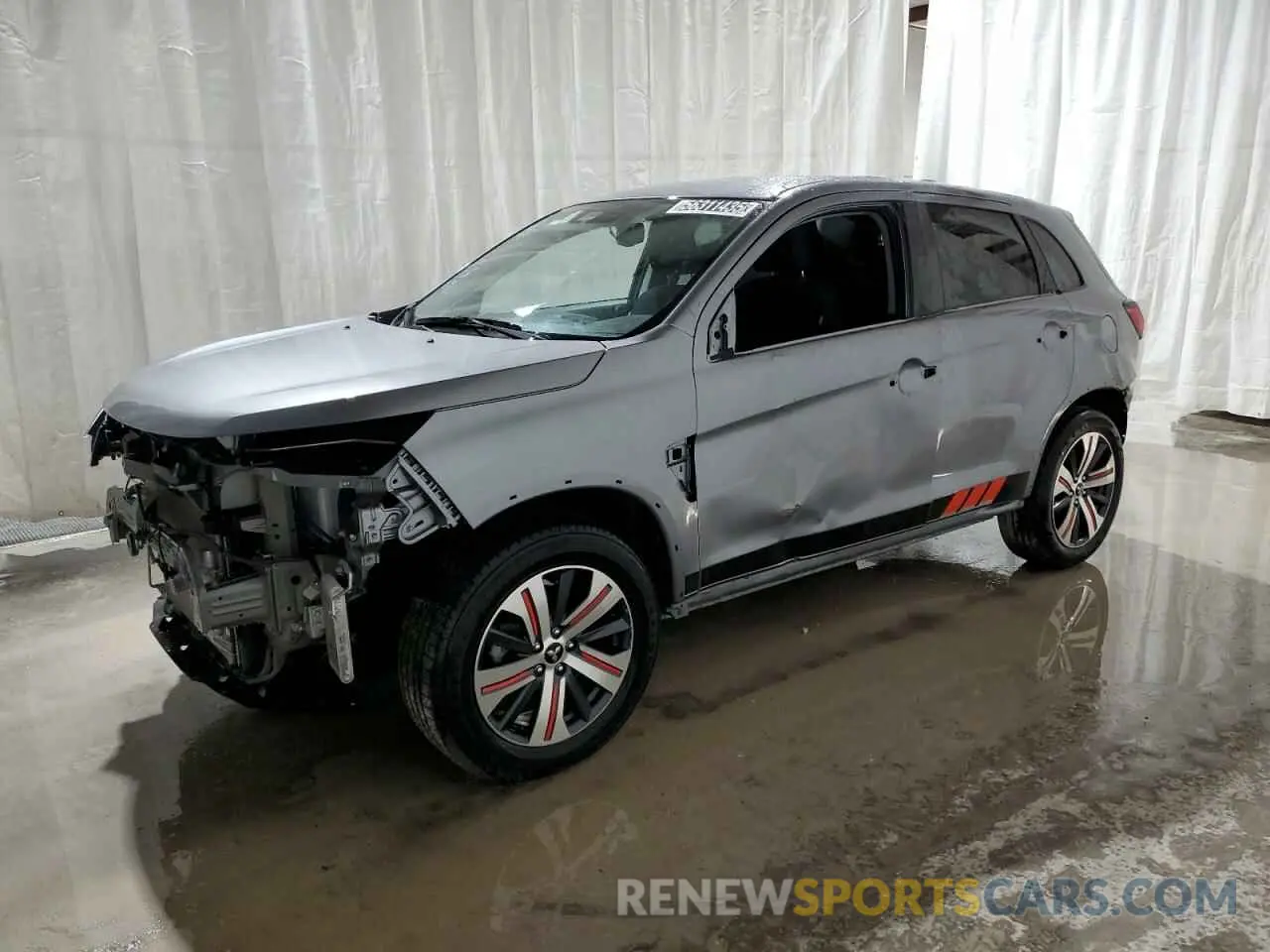 1 Photograph of a damaged car JA4APUAUXNU015768 MITSUBISHI OUTLANDER 2022