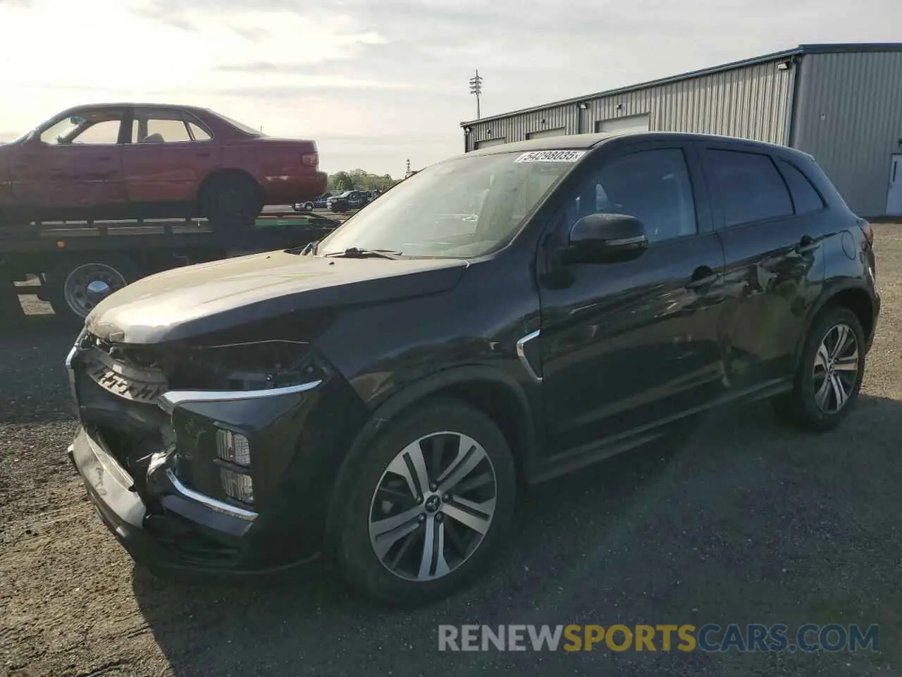 1 Photograph of a damaged car JA4APVAU0NU008690 MITSUBISHI OUTLANDER 2022