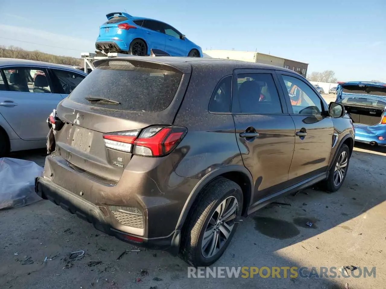 3 Фотография поврежденного автомобиля JA4APVAU4NU014038 MITSUBISHI OUTLANDER 2022
