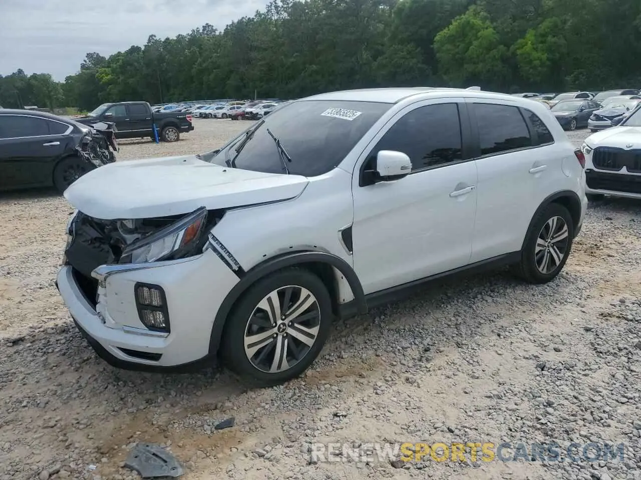 1 Photograph of a damaged car JA4APVAU5NU024156 MITSUBISHI OUTLANDER 2022