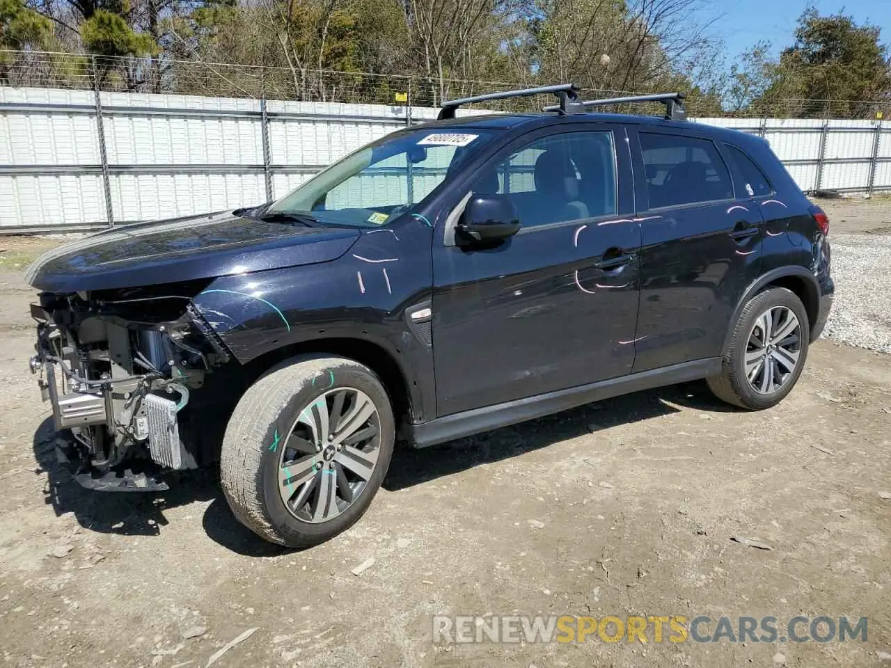 1 Photograph of a damaged car JA4ARUAU1NU023512 MITSUBISHI OUTLANDER 2022
