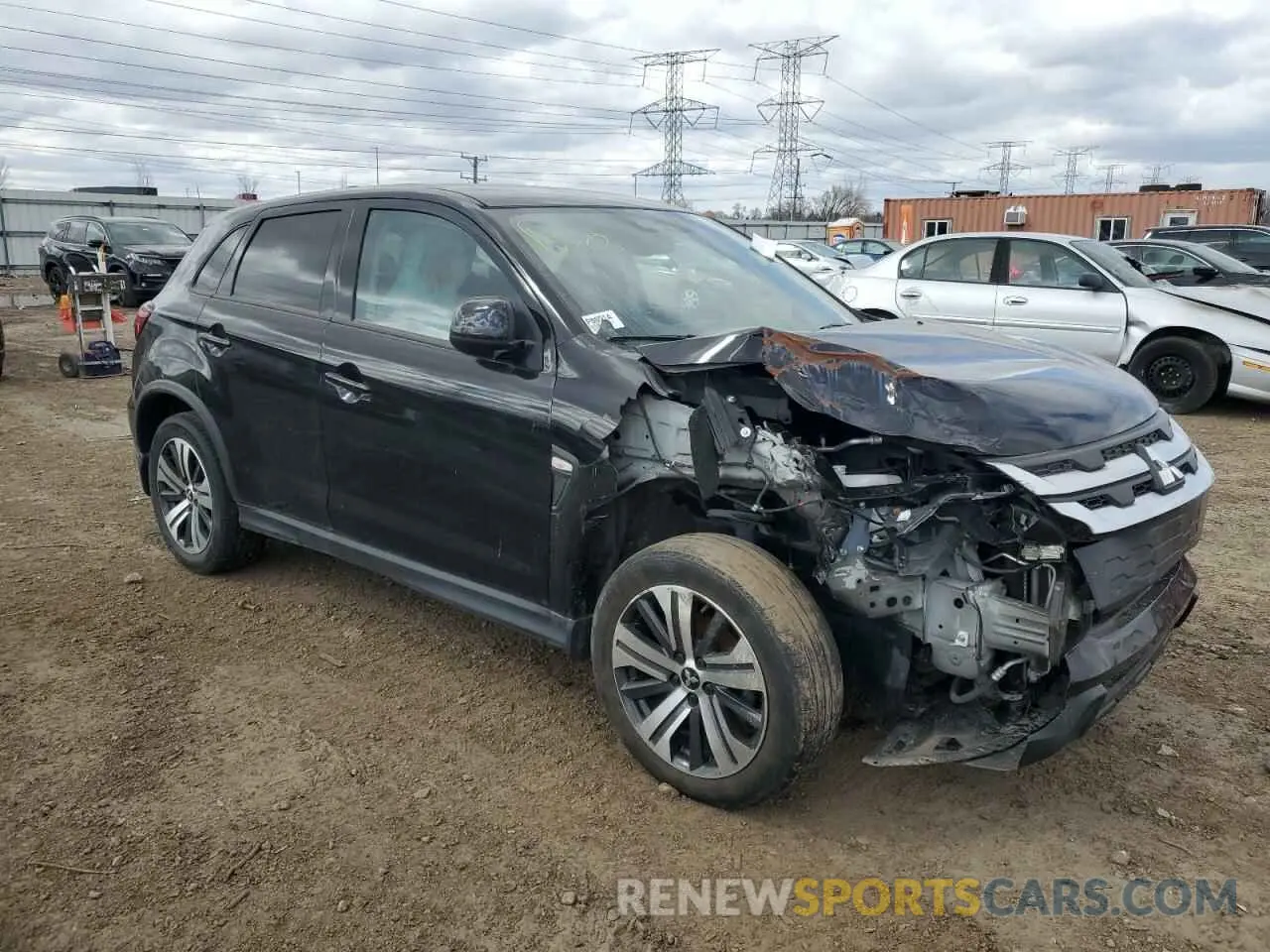 4 Photograph of a damaged car JA4ARUAU2NU006718 MITSUBISHI OUTLANDER 2022