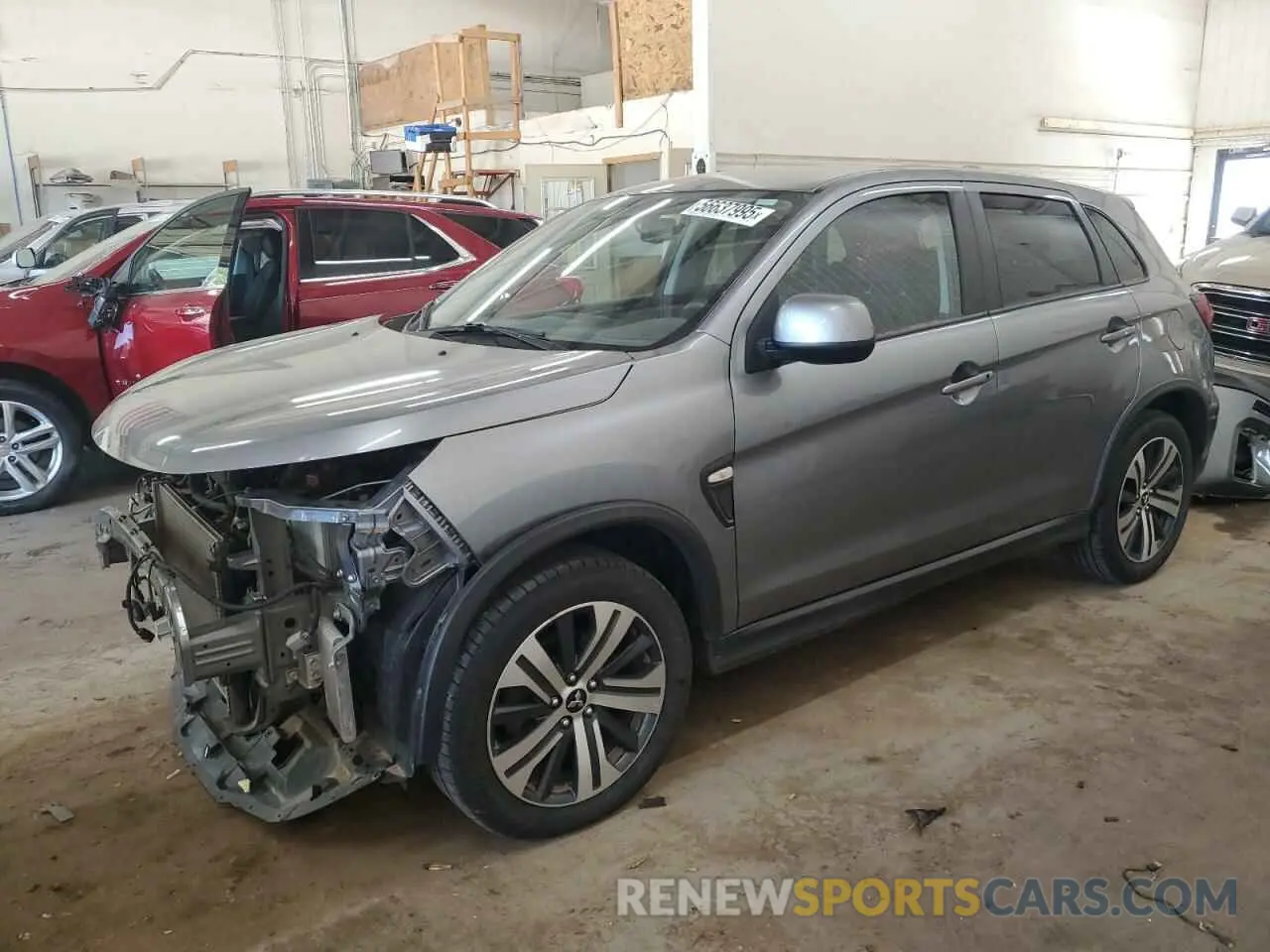 1 Photograph of a damaged car JA4ARUAU4NU004324 MITSUBISHI OUTLANDER 2022