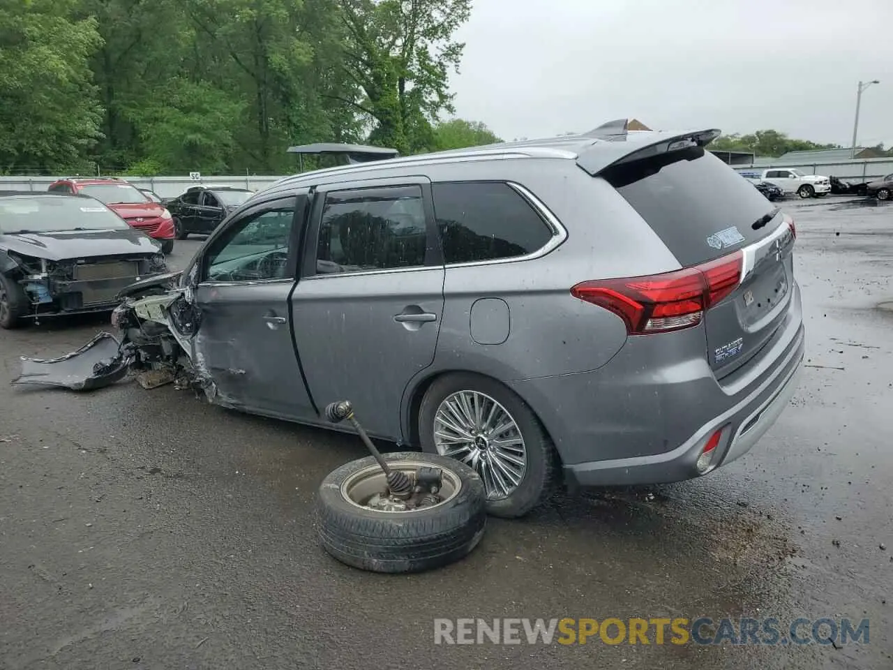 2 Photograph of a damaged car JA4J2VA72NZ048913 MITSUBISHI OUTLANDER 2022