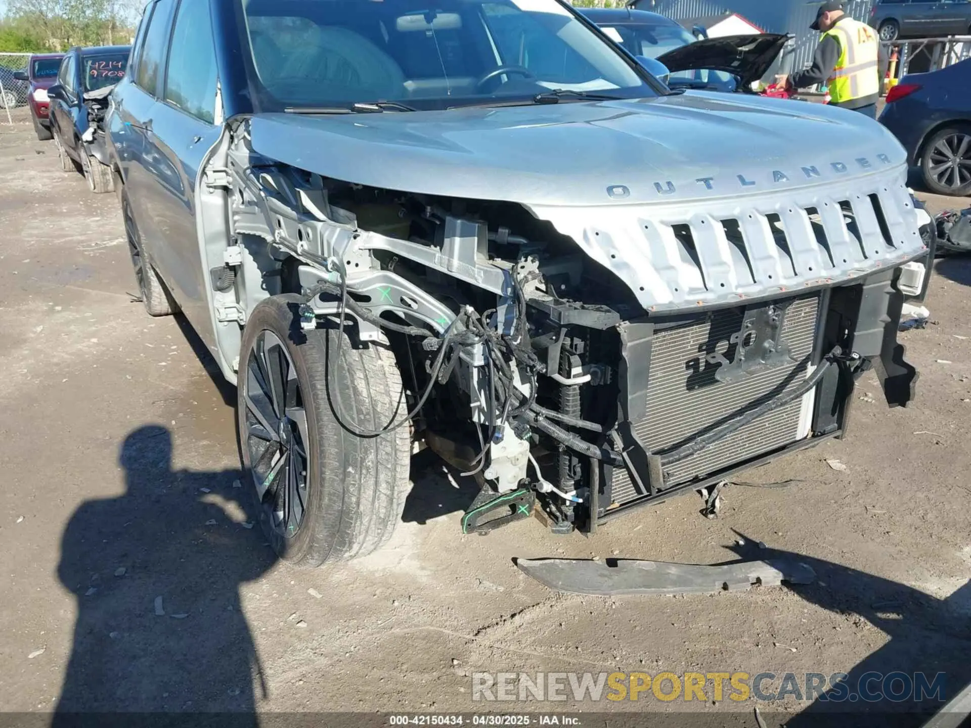 6 Photograph of a damaged car JA4J3UA83NZ027438 MITSUBISHI OUTLANDER 2022