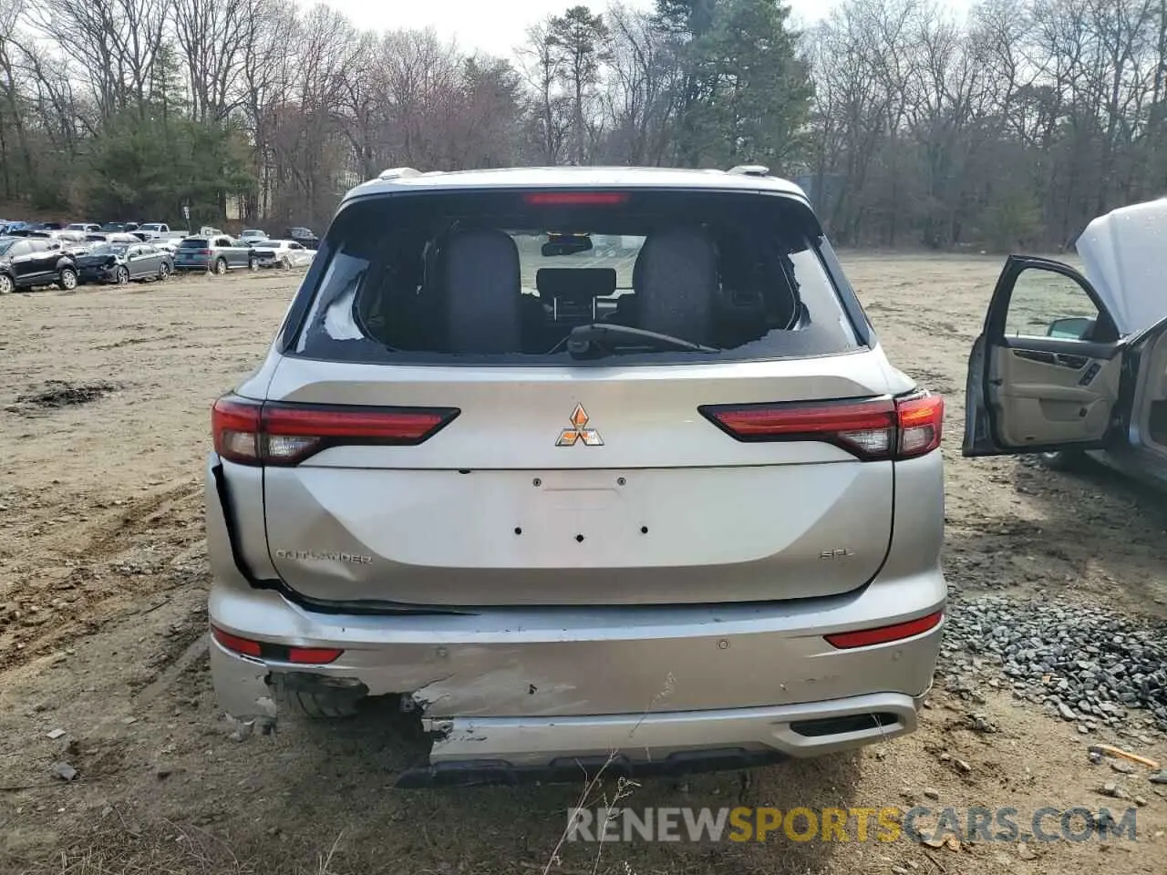 6 Photograph of a damaged car JA4J3VA84NZ091753 MITSUBISHI OUTLANDER 2022