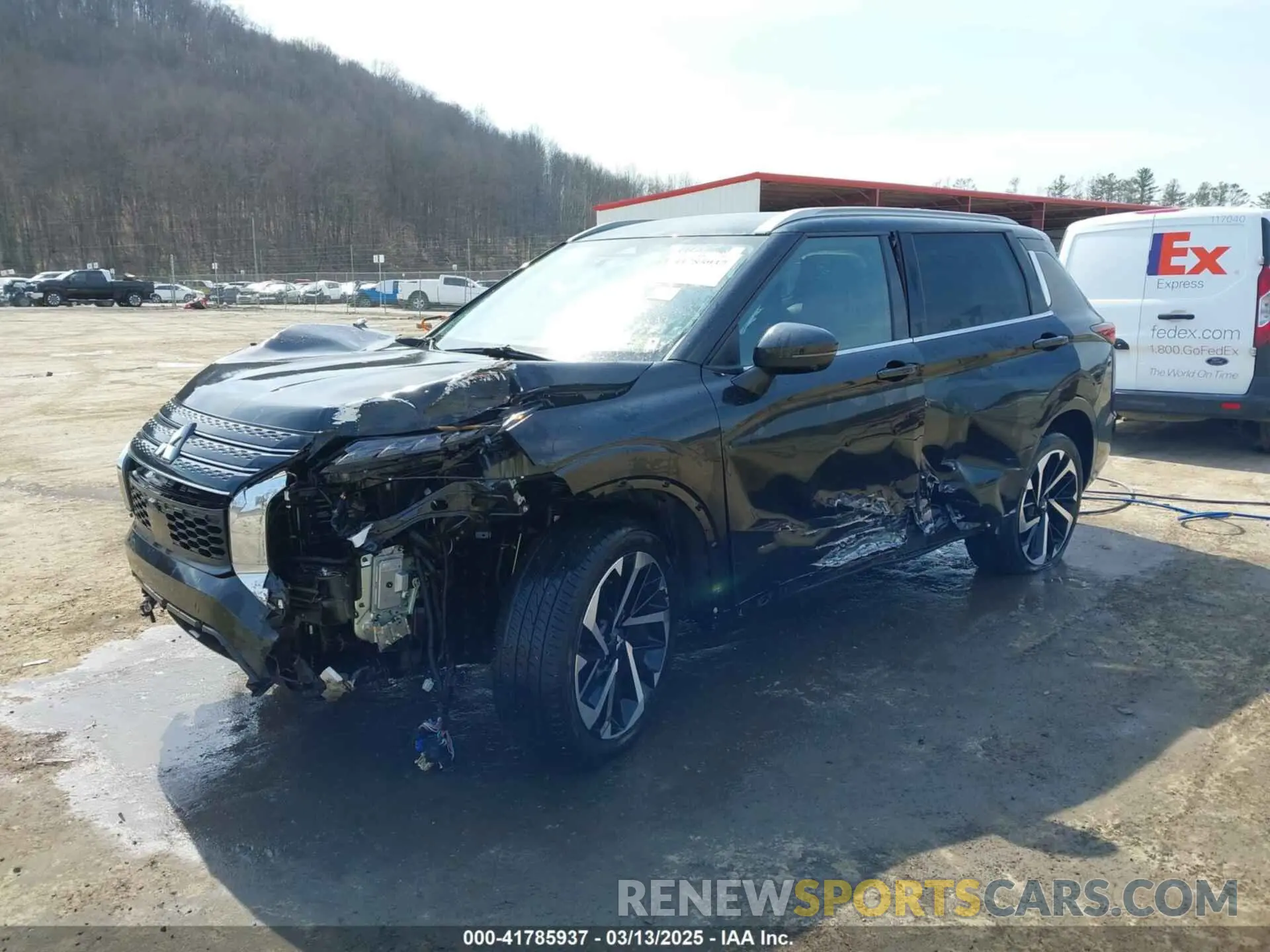 2 Photograph of a damaged car JA4J3VA86NZ059337 MITSUBISHI OUTLANDER 2022