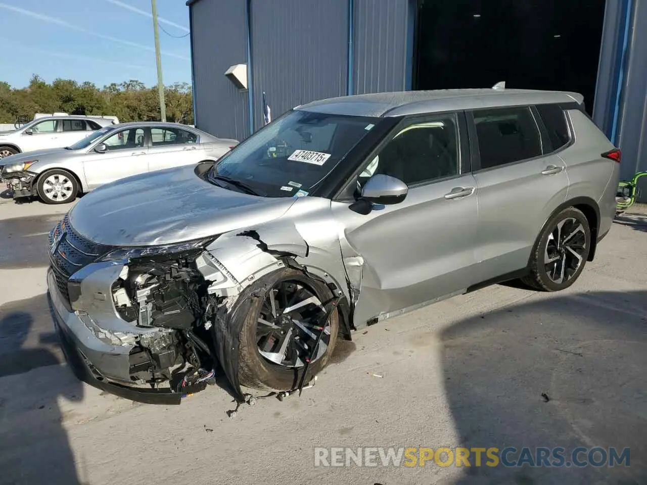 1 Фотография поврежденного автомобиля JA4J4TA80NZ075213 MITSUBISHI OUTLANDER 2022