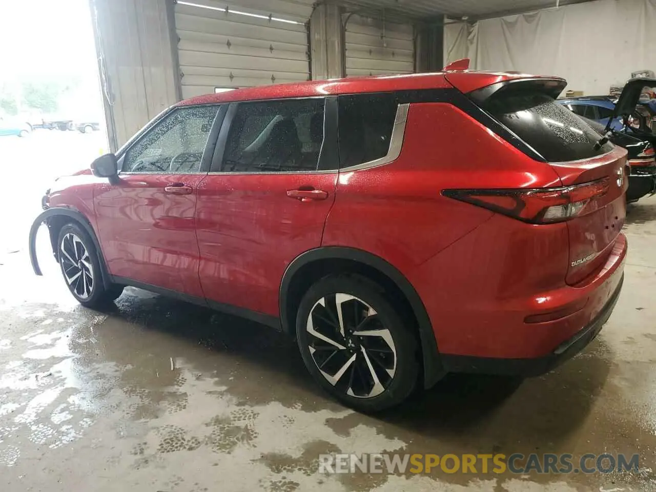 2 Photograph of a damaged car JA4J4TA81NZ033309 MITSUBISHI OUTLANDER 2022