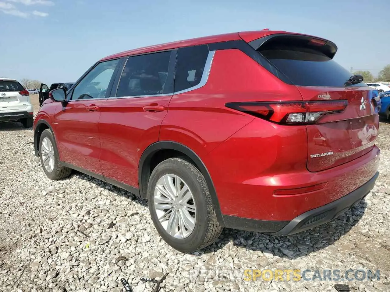 2 Photograph of a damaged car JA4J4TA81NZ033732 MITSUBISHI OUTLANDER 2022