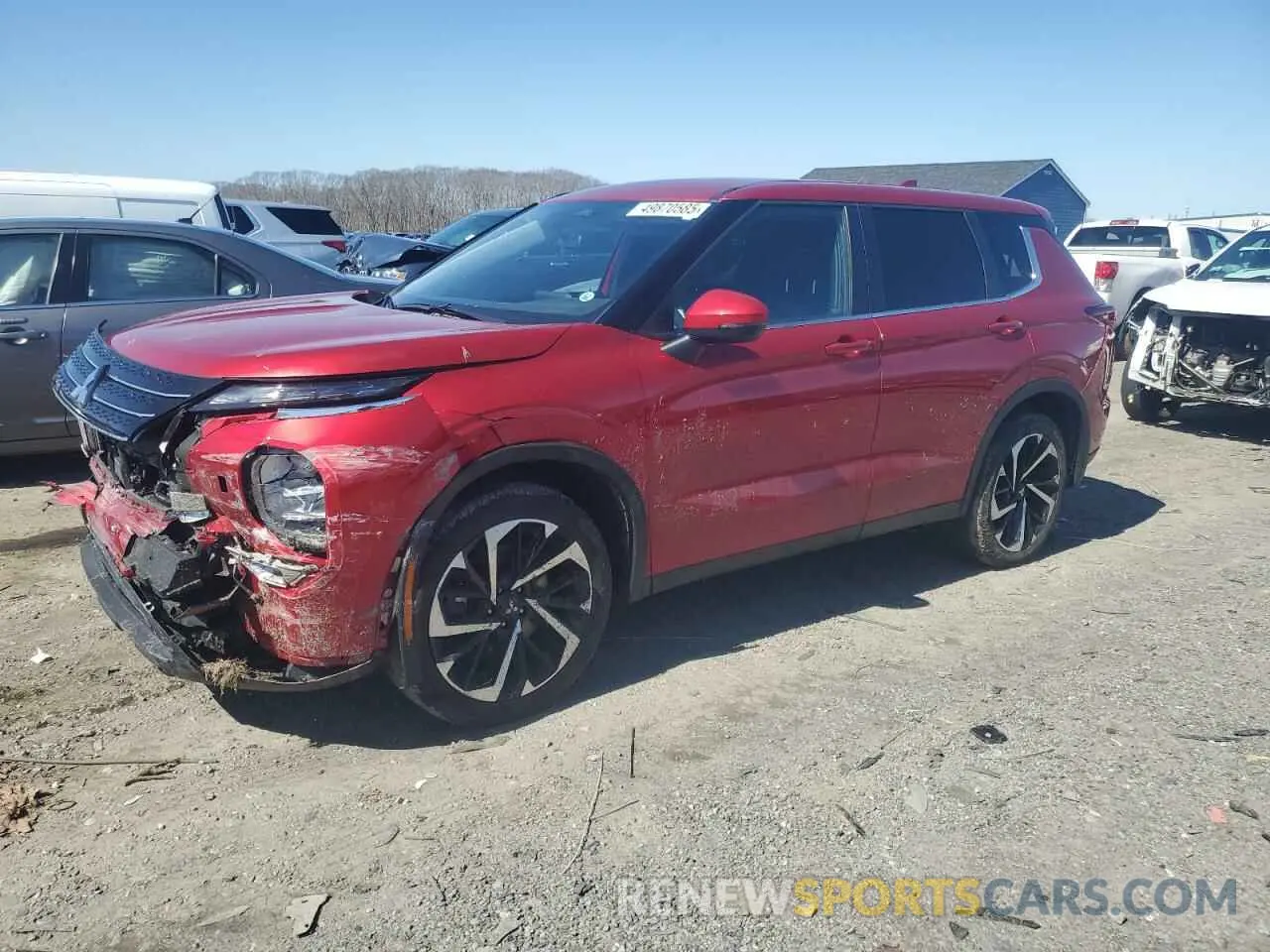 1 Фотография поврежденного автомобиля JA4J4TA84NZ033448 MITSUBISHI OUTLANDER 2022