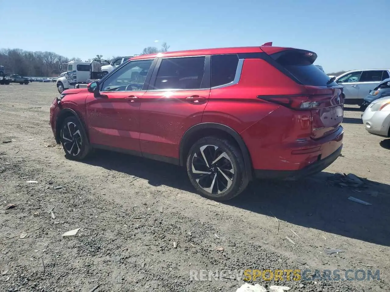 2 Фотография поврежденного автомобиля JA4J4TA84NZ033448 MITSUBISHI OUTLANDER 2022