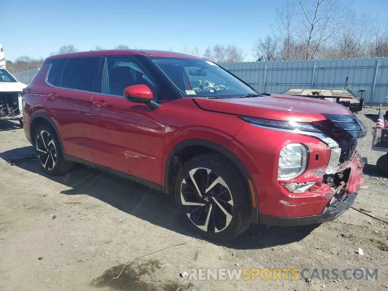 4 Фотография поврежденного автомобиля JA4J4TA84NZ033448 MITSUBISHI OUTLANDER 2022