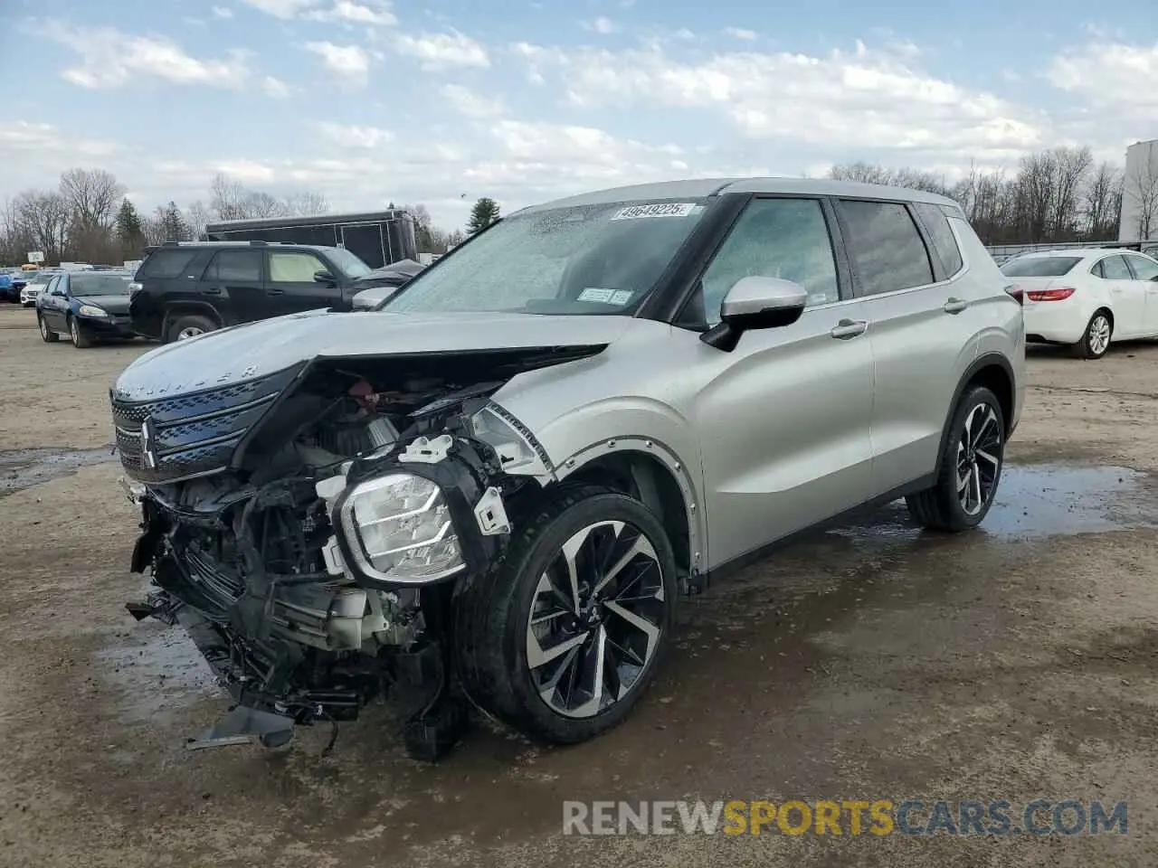 1 Photograph of a damaged car JA4J4TA86NZ023682 MITSUBISHI OUTLANDER 2022