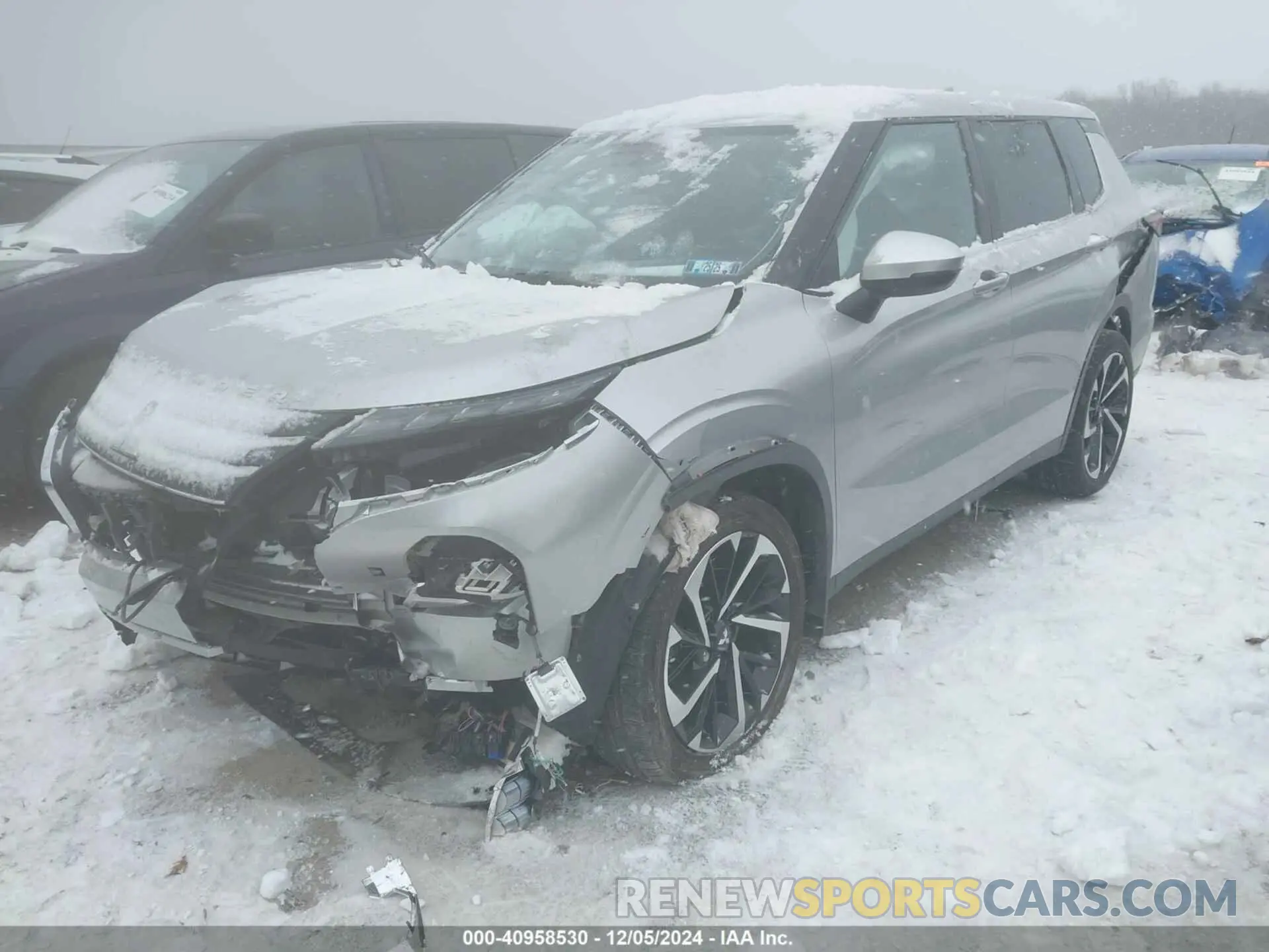 2 Фотография поврежденного автомобиля JA4J4TA8XNZ019845 MITSUBISHI OUTLANDER 2022