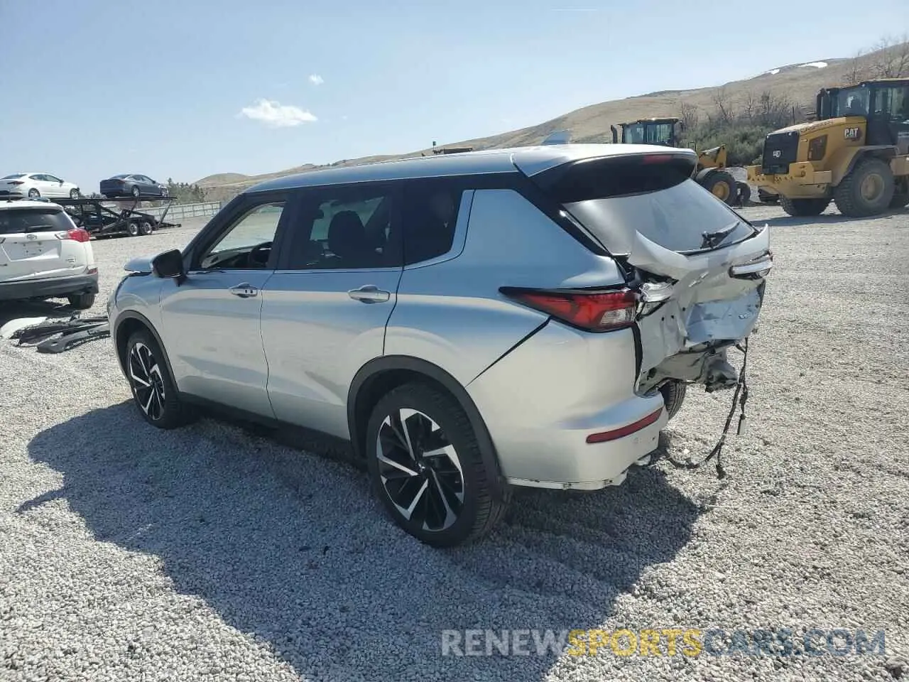 2 Photograph of a damaged car JA4J4UA80NZ089960 MITSUBISHI OUTLANDER 2022