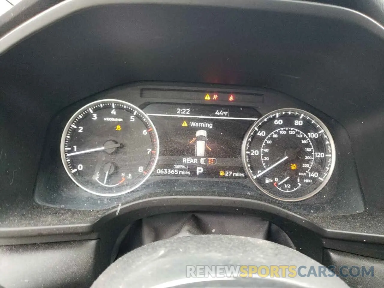 9 Фотография поврежденного автомобиля JA4J4UA83NZ036802 MITSUBISHI OUTLANDER 2022