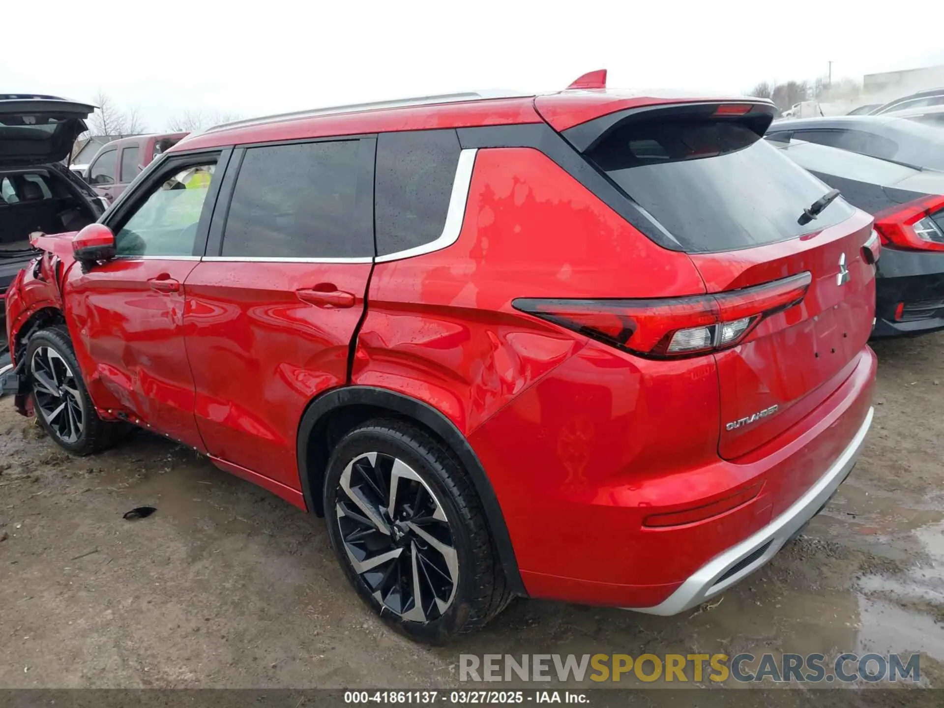 3 Фотография поврежденного автомобиля JA4J4VA82NZ060739 MITSUBISHI OUTLANDER 2022