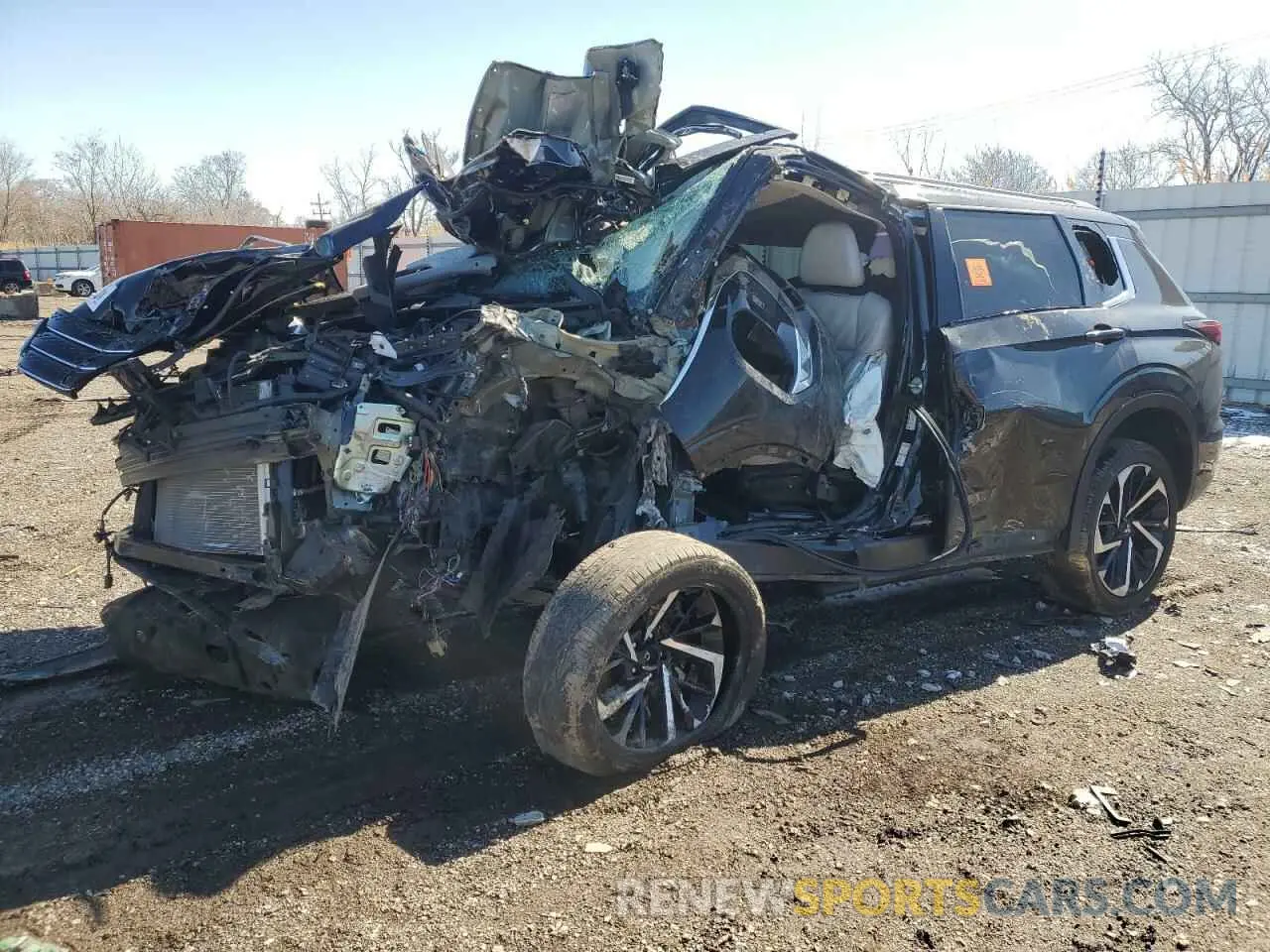 1 Photograph of a damaged car JA4J4VA86NZ007865 MITSUBISHI OUTLANDER 2022