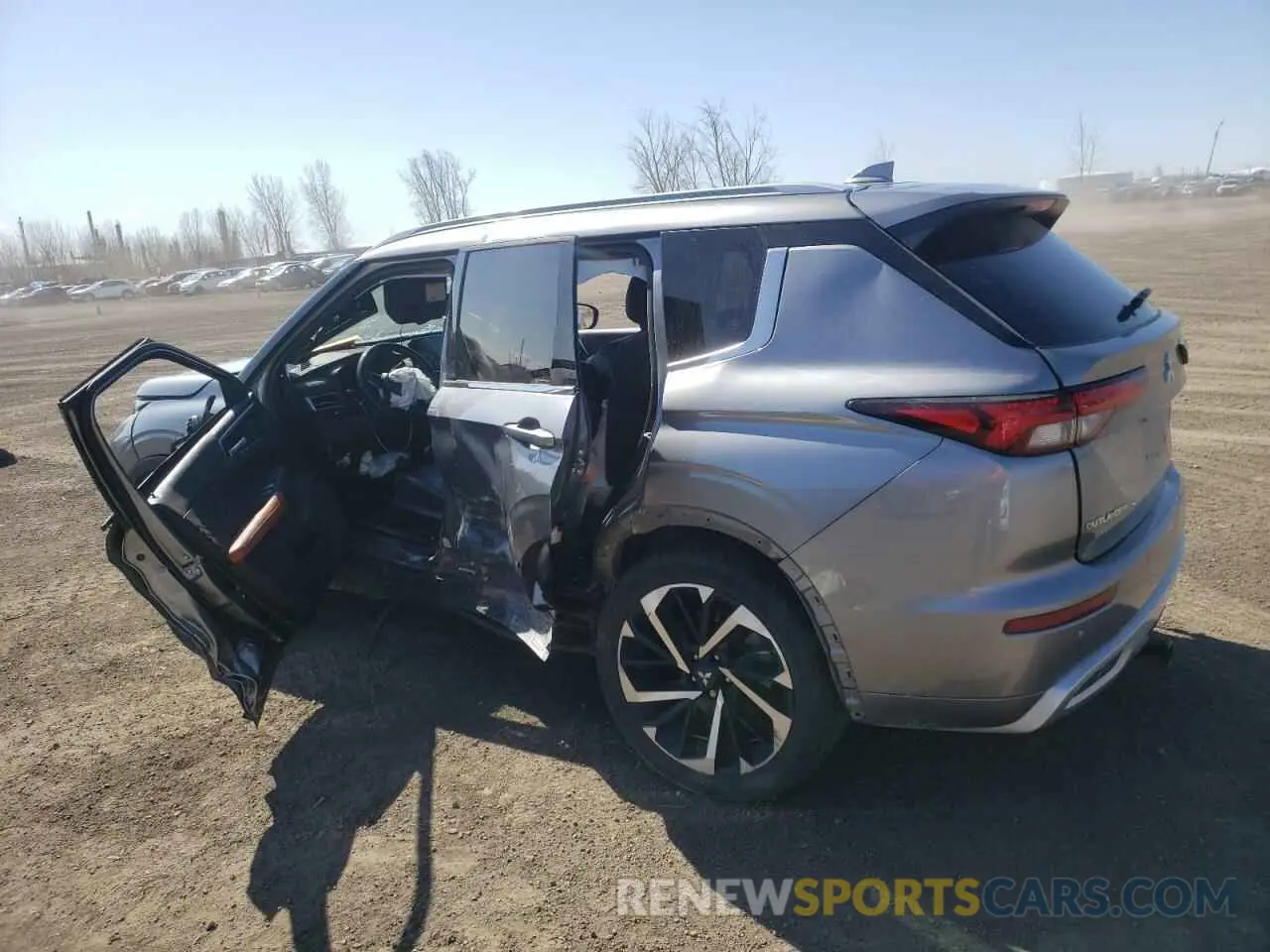 2 Photograph of a damaged car JA4J4VA87NZ610307 MITSUBISHI OUTLANDER 2022