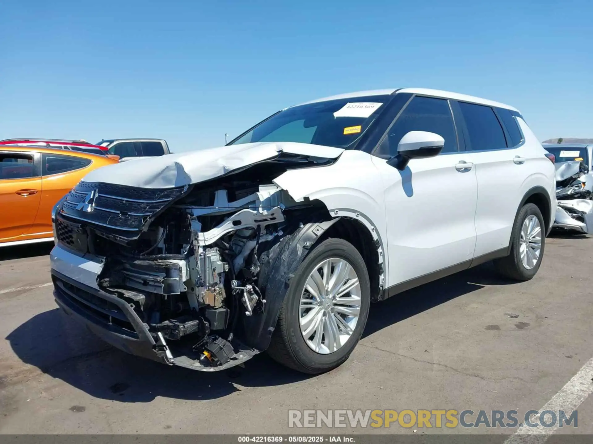 2 Photograph of a damaged car JA4J3TA89PZ021852 MITSUBISHI OUTLANDER 2023