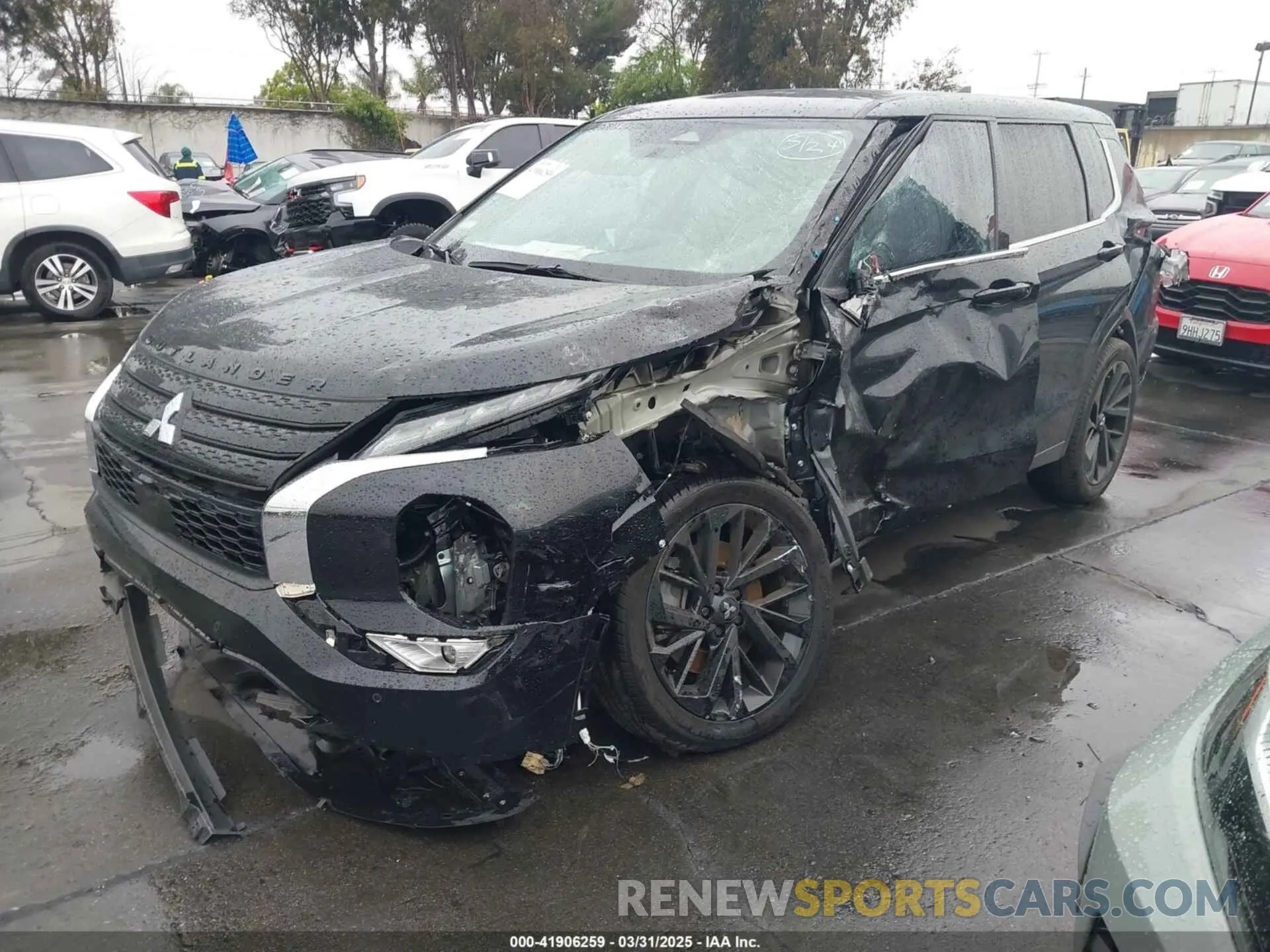 2 Photograph of a damaged car JA4J3UA82PZ023495 MITSUBISHI OUTLANDER 2023