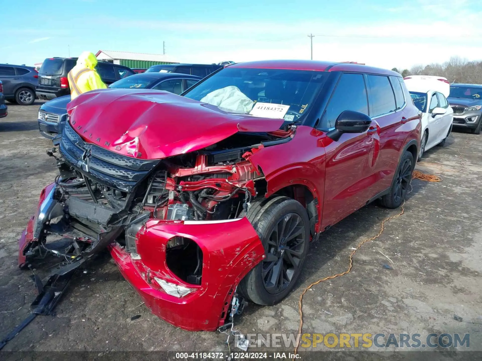 2 Photograph of a damaged car JA4J3UA85PZ032059 MITSUBISHI OUTLANDER 2023