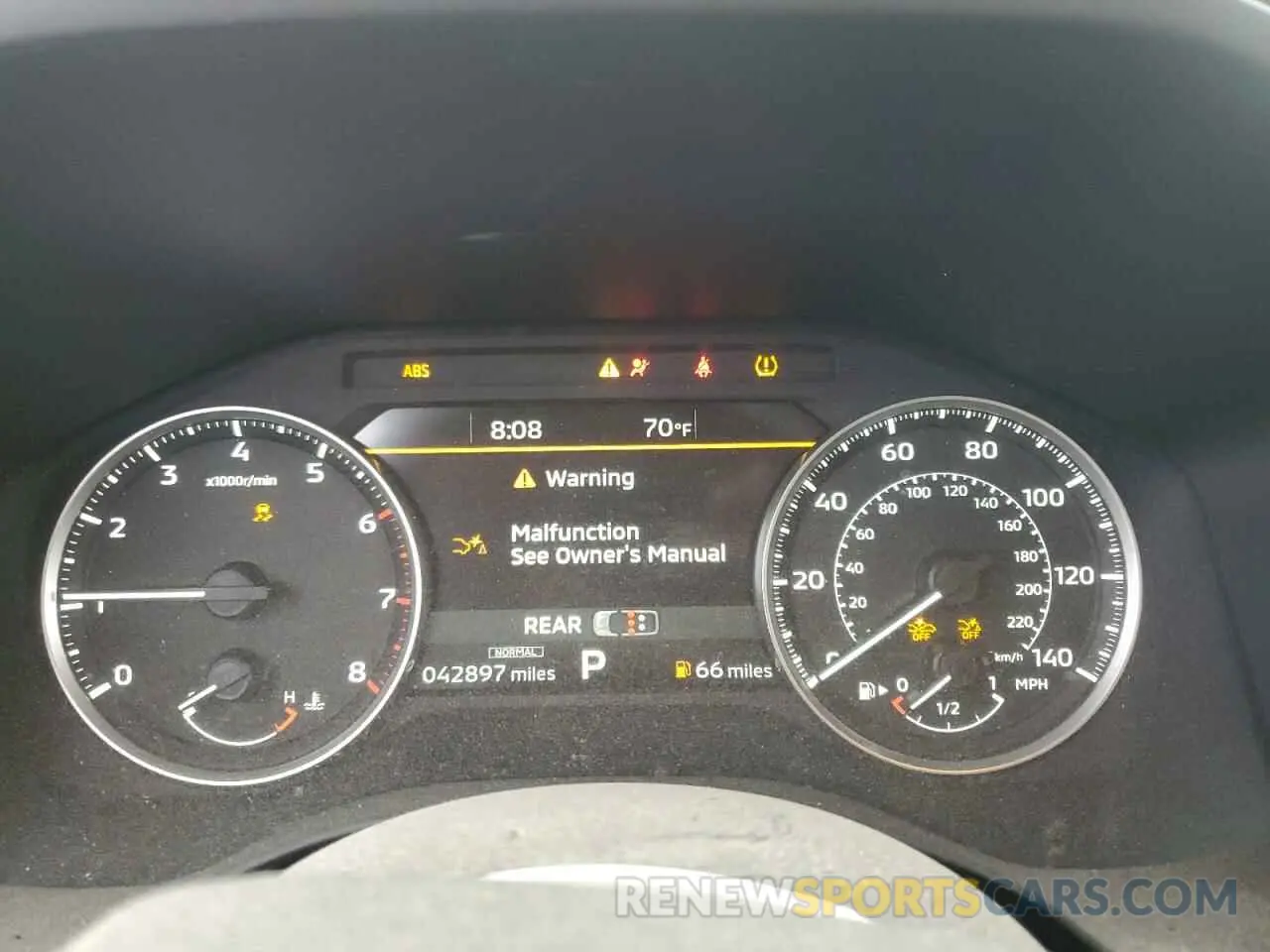 9 Фотография поврежденного автомобиля JA4J3UA89PZ024126 MITSUBISHI OUTLANDER 2023
