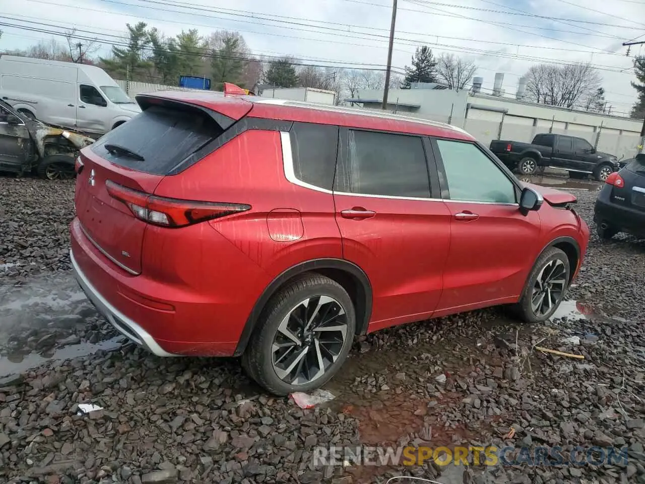 3 Фотография поврежденного автомобиля JA4J3VA85PZ006986 MITSUBISHI OUTLANDER 2023