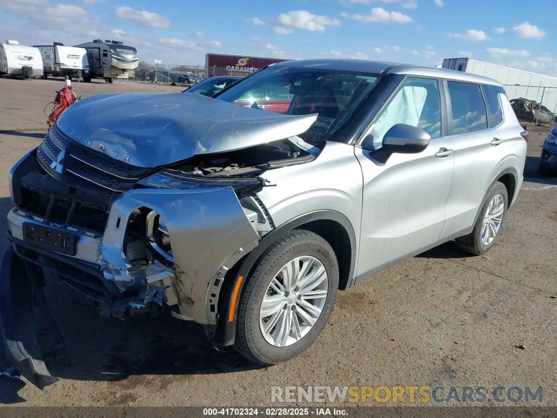 2 Photograph of a damaged car JA4J4TA89PZ027972 MITSUBISHI OUTLANDER 2023