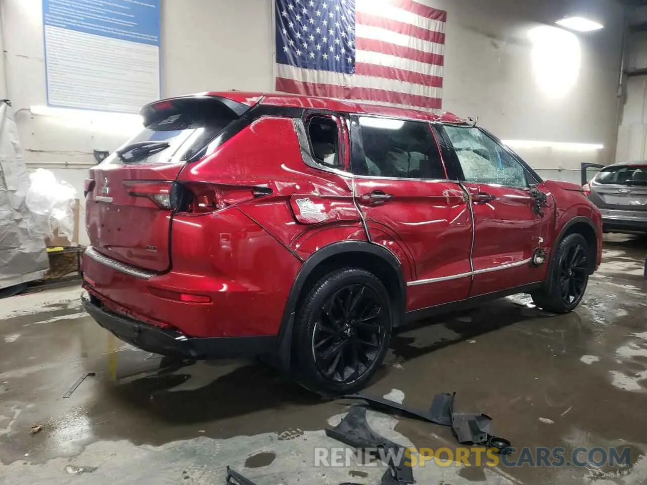 3 Фотография поврежденного автомобиля JA4J4UA87PZ011954 MITSUBISHI OUTLANDER 2023