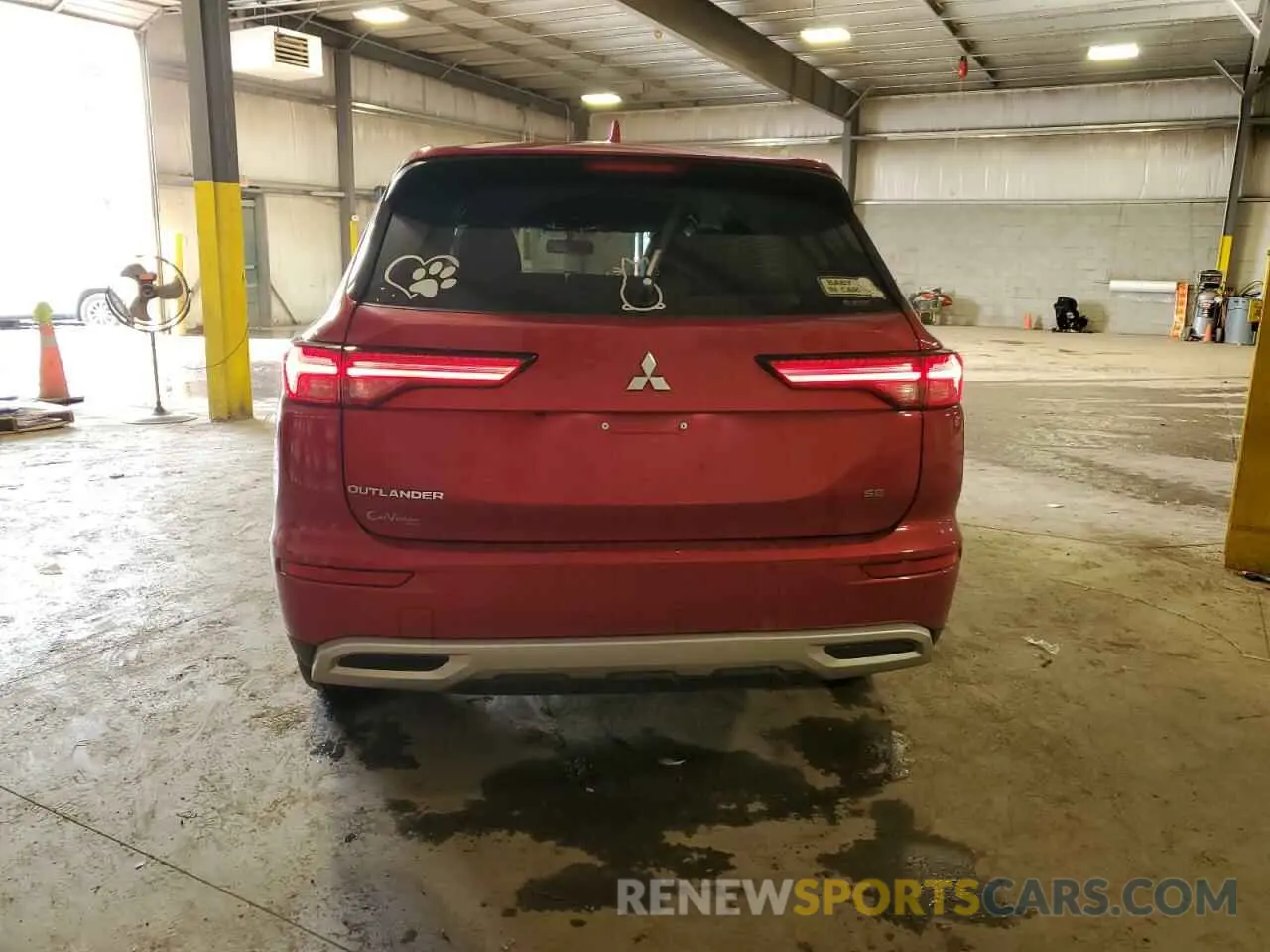 6 Фотография поврежденного автомобиля JA4J4UA88PZ017276 MITSUBISHI OUTLANDER 2023