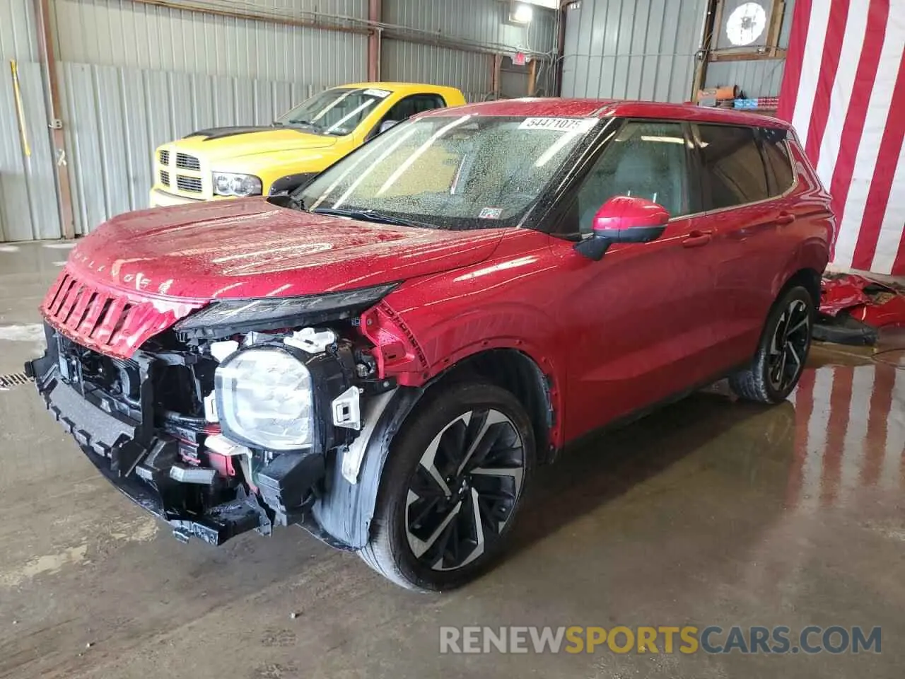 1 Фотография поврежденного автомобиля JA4J4UA88PZ040654 MITSUBISHI OUTLANDER 2023